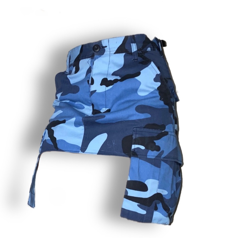 Blue Camo Skirt